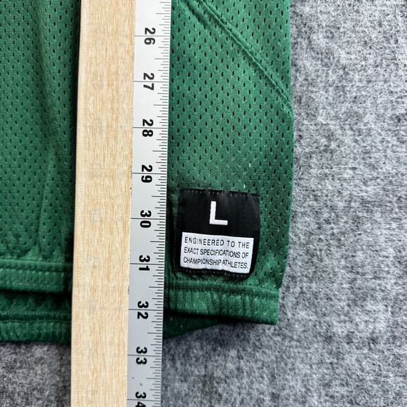 New Nike Football V Neck Short Sleeve Jersey Mens Size Large 845929-342 Green - Picture 6 of 6